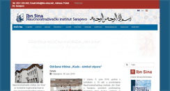 Desktop Screenshot of ibn-sina.net